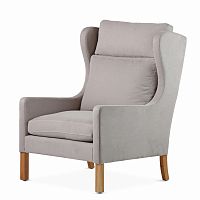 кресло wingback серый в Нижневартовске