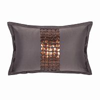 декоративная подушка handwork exclusive прямоугольная темно-серая в Нижневартовске