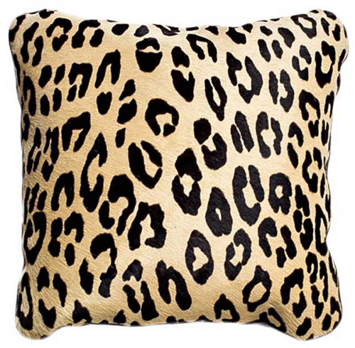 подушка меховая 40х40 леопард в Нижневартовске