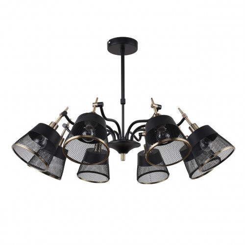 потолочная люстра f-promo eget 2197-8u черная в Нижневартовске