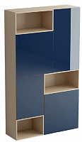 шкаф diamond четырехдверный ясень, синий в Нижневартовске