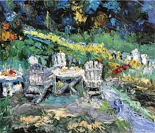 картина маслом отдых на природе в Нижневартовске