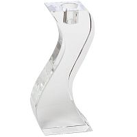 подсвечник хрустальный изогнутый волна wave, 29 см в Нижневартовске