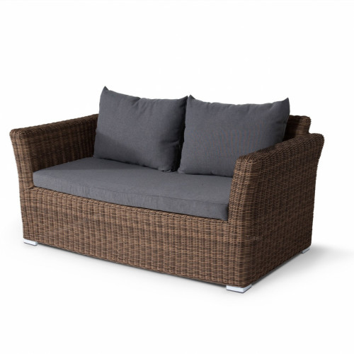 диван двухместный капучино коричневый в Нижневартовске