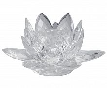 подсвечник хрустальный цветок лотоса lotos, 7 см в Нижневартовске