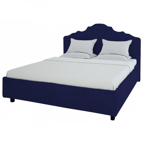 кровать двуспальная 180х200 синяя palace в Нижневартовске