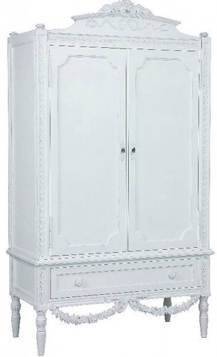 шкаф платяной двухдверный будуар белый в Нижневартовске