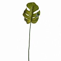 искусственный цветок лист филодендрона перегородчатого зеленый 92 см в Нижневартовске