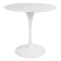 стол eero saarinen style tulip table top mdf d80 глянцевый белый в Нижневартовске