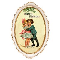 картина на холсте «с новым годом!» в раме «сандрин», версия 4 в Нижневартовске