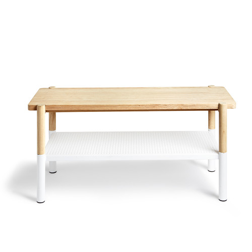 скамейка promenade белый-натуральное дерево в Нижневартовске