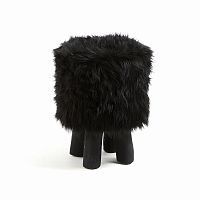 подставка для ног oda из тикового дерева черный от la forma (ex julia grup) в Нижневартовске