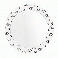 зеркало круглое с принтом look at me в Нижневартовске