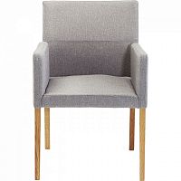 стул с подлокотниками mira серый в Нижневартовске