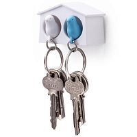 держатель+брелок для ключей двойной mini sparrow белый-голубой в Нижневартовске