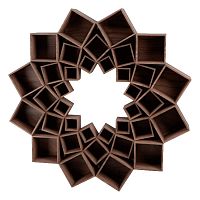 стеллаж лотос 3 круга орех от odingeniy в Нижневартовске