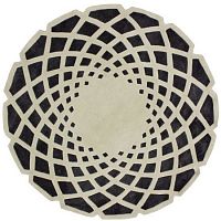 ковер круглый бежево-коричневый 240х240 в Нижневартовске