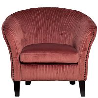 кресло zoro велюр темно-розовый в Нижневартовске