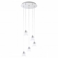 люстра дизайнерская indwell хром белая в Нижневартовске