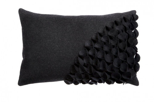 подушка с объемным узором alicia dark gray в Нижневартовске