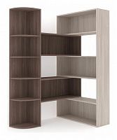 стеллаж угловой баронс норд ст.139.1250-00 10 полок, материал: лдсп в Нижневартовске