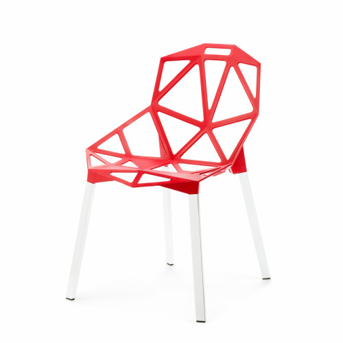 стул one красно-белый в Нижневартовске