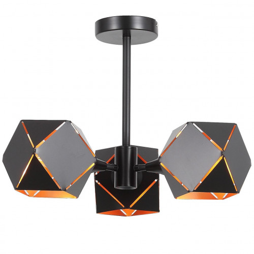 потолочная люстра st luce enigma sl258.402.03 черная в Нижневартовске