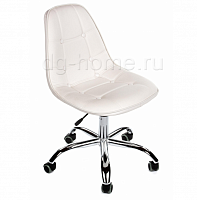 кресло компьютерное pc-306 на колесах белое в Нижневартовске