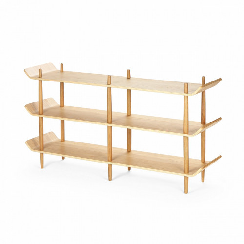 стеллаж bentwood двойной светло-коричневый в Нижневартовске