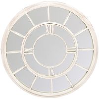 зеркало-часы круглое белый антик женева в Нижневартовске