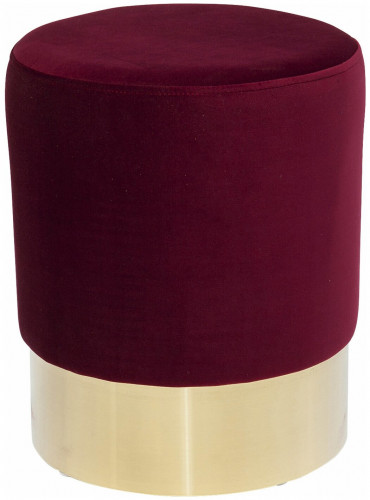 kare design пуф cherry, коллекция "вишня" 35*42*35, полиэстер, сталь, дсп, бордовый в Нижневартовске