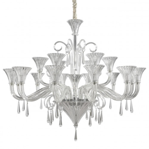 подвесная люстра ideal lux santa sp18 хром в Нижневартовске