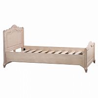 кровать деревянная односпальная 90х190 бежевая поместье в Нижневартовске
