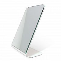 зеркало настольное прямоугольное на белой подставке optic в Нижневартовске