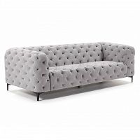 диван maisha трехместный светло-серый от la forma (ex julia grup) в Нижневартовске