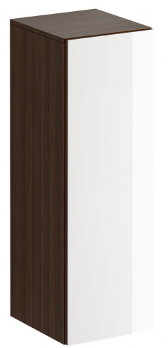 шкаф навесной gusto 3 белый с коричневым в Нижневартовске