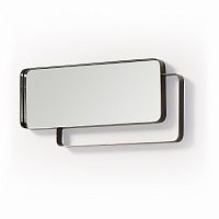 зеркало прямоугольное настенное хром wol от la forma (ex julia grup) в Нижневартовске