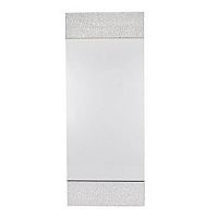 зеркало прямоугольное настенное белое kirkby - центральное элемент в Нижневартовске