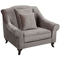 кресло prime minister velvet pale brown серое в Нижневартовске