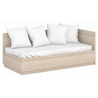 кровать деревянная односпальная 90х200 бежевая uno в Нижневартовске