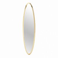 зеркало золотое овальное в узкой раме gold oval в Нижневартовске