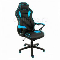 стул leon черное / голубое в Нижневартовске