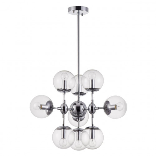 подвесная люстра freya richard fr5596pl-09ch хром в Нижневартовске