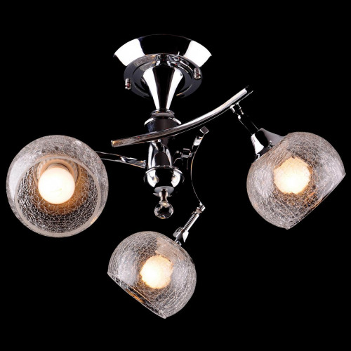 потолочная люстра eurosvet оптима 3353/3н хром/белая, хром в Нижневартовске