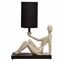 лампа настольная плафон черный 46х25х66см 220в в Нижневартовске