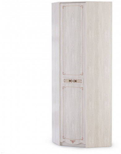 шкаф для одежды угловой флоренция 13.123, цвет ясень анкор светлый в Нижневартовске