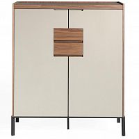 шкаф для обуви brx1702 от angel cerda кремовый, орех в Нижневартовске