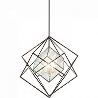 подвесной светильник prisma cube куб черный 82х82 в Нижневартовске