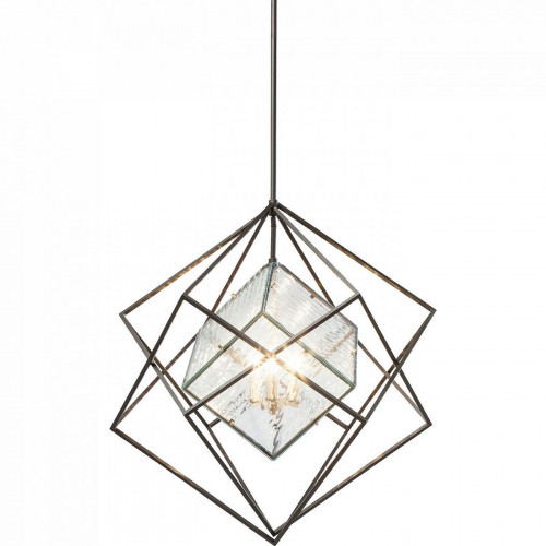 подвесной светильник prisma cube куб черный 82х82 в Нижневартовске