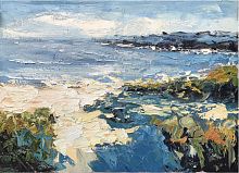 картина маслом морской берег в Нижневартовске